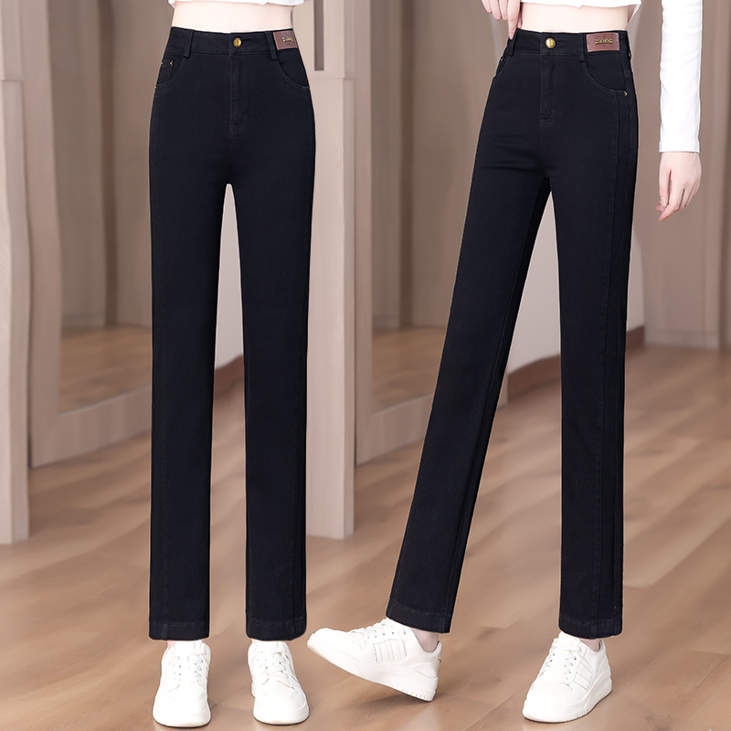 Woodpecker Cigarette Pants for Women 2026 Spring and Autumn New High-Waisted Slimming Fashionable Versatile Stretchy Straight-Leg Pants Woodpecker Cigarette Pants for Women 2026 Spring and Autumn New High-Waisted Slimming Fashionable Versatile Stretchy Straight-Leg Pants