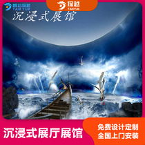  Tanyue 3d holographic projection interactive exhibition hall Product collection Mobile background cultural wall logo wall electronic sandbox