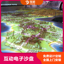  3d holographic interactive beach electronic sandbox game Sand pool Adventure Island smashing ball Children AR ground virtual projection