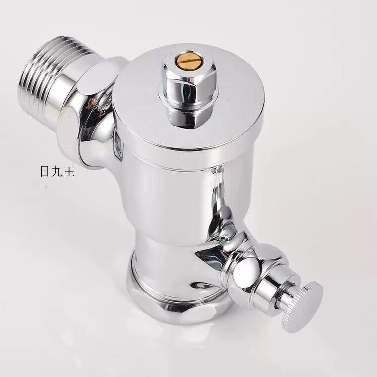 In-wall button-type delay stool Gui flush valve squat pit self-closing flower flusher squat toilet flusher toilet flush