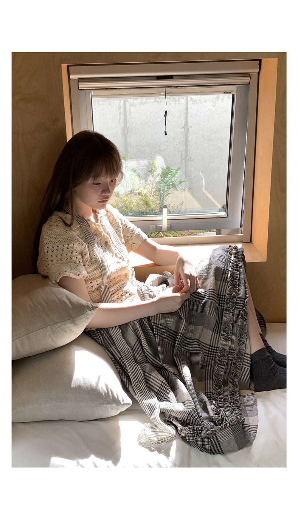 Hellooo Eat кардиган с ручной вязкой крючком в винтажном стиле 2025 абрикосовый с отложным воротником однобортный короткий рукав