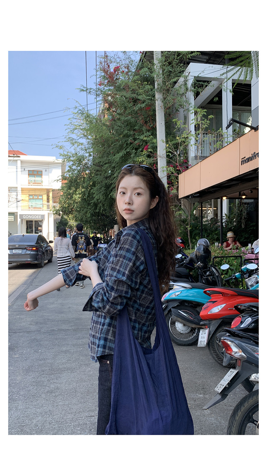 HelloooEat ретро рубашка в клетку с контрастными цветами весенний дизайн женская с отложным воротником приталенная стройнящая с длинными рукавами пиджак