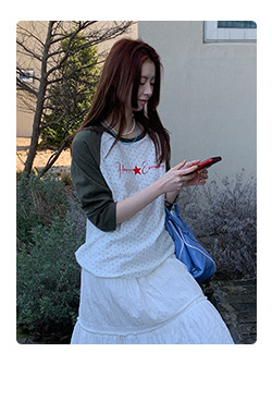 HelloooEat корейская футболка с принтом короткий рукав весенне-летняя круглый вырез повседневная универсальная