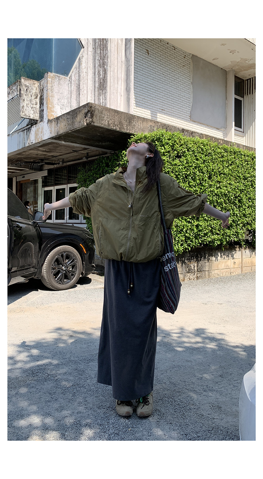 HelloooEat повседневная универсальная куртка-ветровка с воротником-стойкой, тонкая весенняя спортивная рабочая куртка