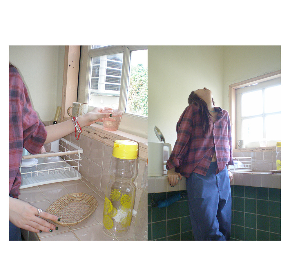 HelloooEat корейская хлопковая розовая клетчатая рубашка ретро американский свободный отложной воротник длинный рукав солнцезащитная куртка