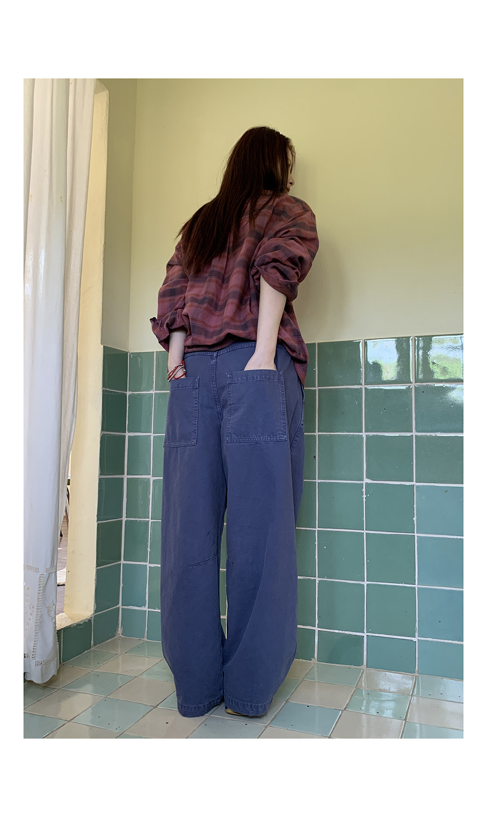 HelloooEat корейские 100% хлопковые повседневные широкие брюки свободного кроя в американском ретро стиле с эффектом стирки