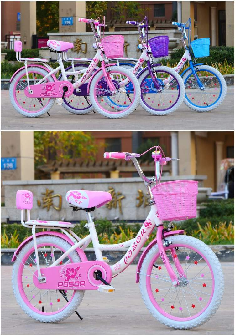 Xe đạp trẻ em hai bánh 20 inch Xe đạp công chúa 16/18 inch cho bé gái 6-8-10-12 tuổi - Con lăn trượt patinet / trẻ em xe thang bang