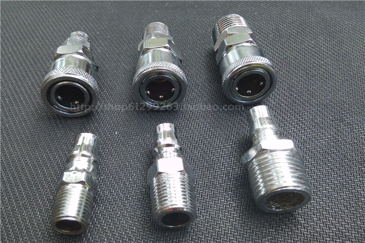 Dụng cụ khí nén Khớp khí nén Khớp nối nhanh loại C Dòng SM + PM Phụ kiện khớp bơm khí máy nén khí y tế
