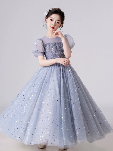 Элегантный наряд маленькой принцессы, свадебное платье, пианино, наряд для музыкальных выступлений, костюм