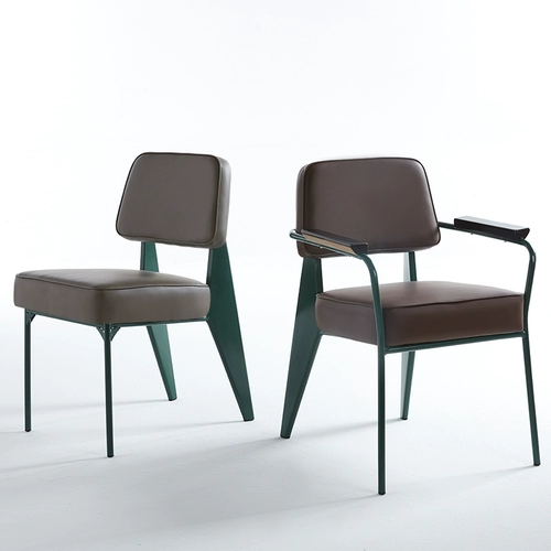 Северный обеденный стул ретро минималистский железо случайный стул металлический дизайнер творческий