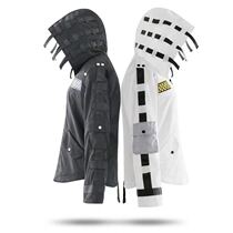 Jedi survival assassin suit Creed Black white mens jacket eating chicken same sweater windbreaker auspicious suit