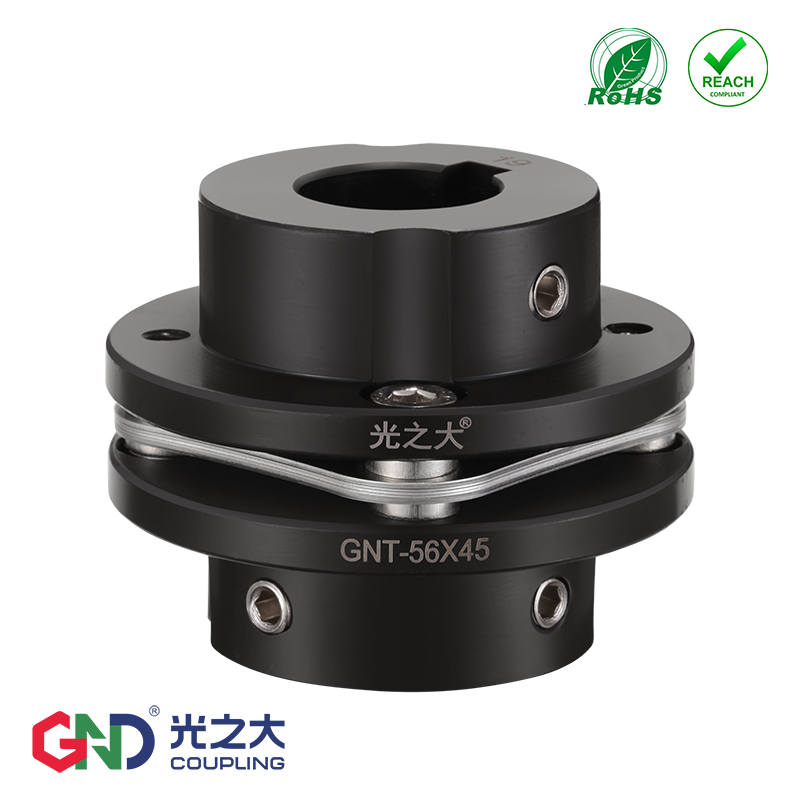 Light big GNT flange coupling No. 45 steel stepping servo motor high torque elastic diaphragm coupling
