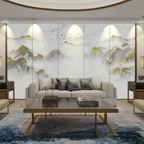 ПЭТ твердый углеродный кристалл фоновая настенная панель для гостиной дивана пленки и телевизора настенная панель для спальни бамбуковое древесное волокно декоративная встроенная настенная панель