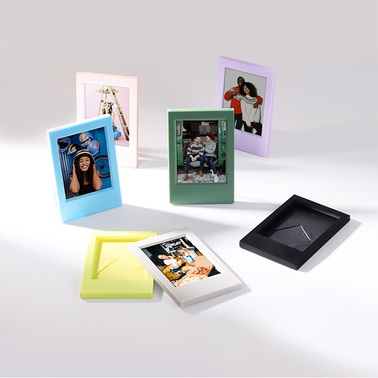 Vertical Small Photo Frame Storage for 3inch Mini Polaroid Photo Frames, Display Stand for Film Photos, Photo Paper, Desktop, Colorful, Can Stand Upright Vertical Small Photo Frame Storage for 3inch Mini Polaroid Photo Frames, Display Stand for Film Photos, Photo Paper, Desktop, Colorful, Can Stand Upright