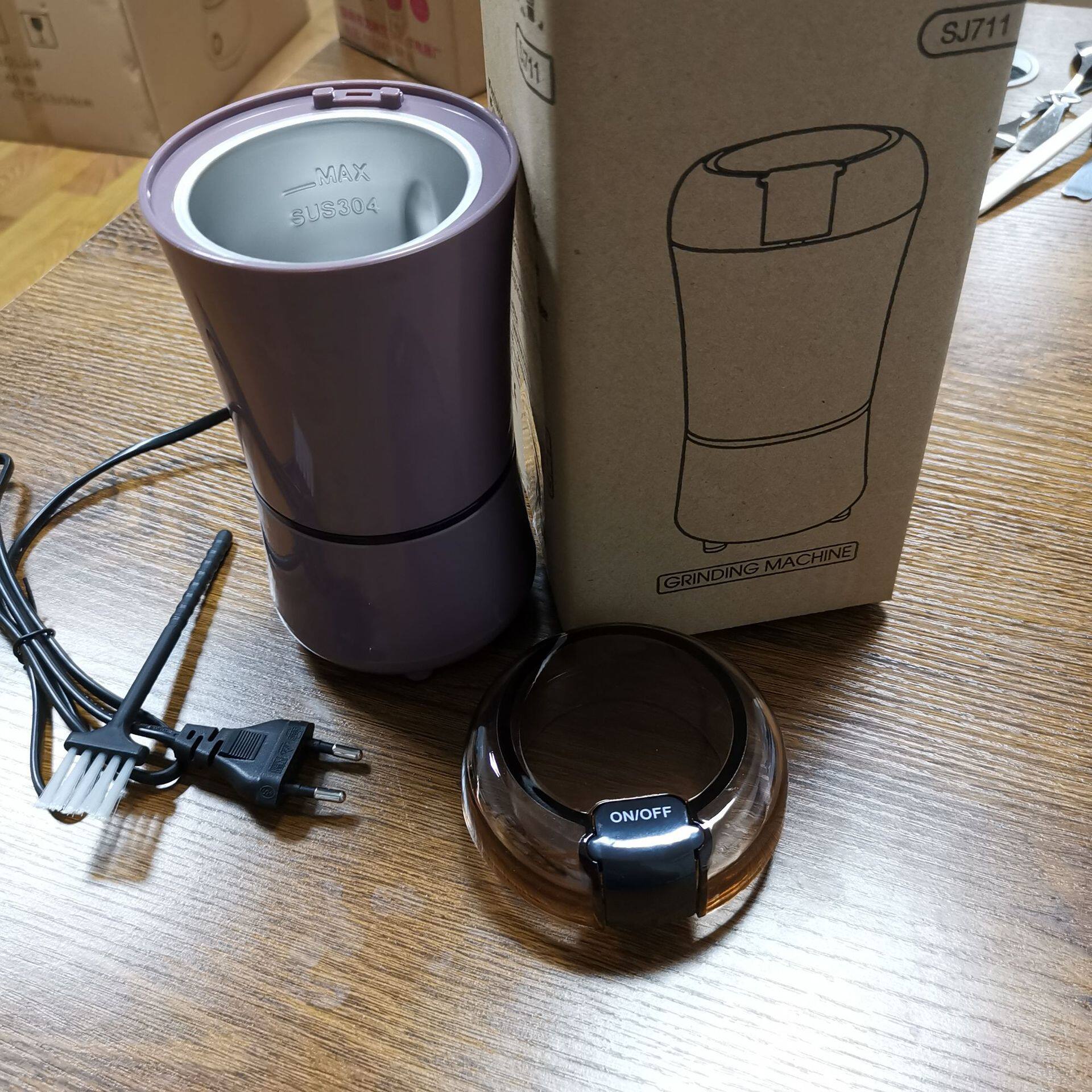 Foreign trade European standard mill 240V Europe Germany Spain Coffee bean Grinder Whole grain grinder