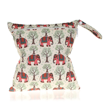 28*30cm mother and baby supply single zipper printed diaper bag Digital printed diaper bag stroller hanging bag