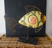 Iron Art Decoration Pendulum Pieces Old Tines Toy Fish-shaped Iron Art Crafts Modern Fashion Decorative Props Physical Photos