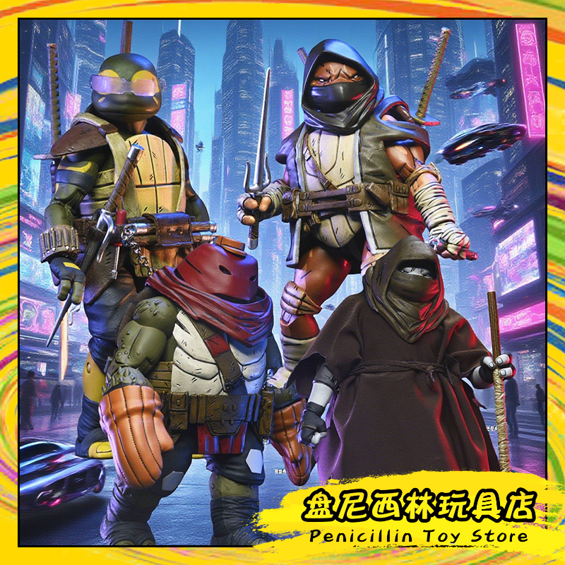 [in Stock] Neca Teenage Mutant Ninja Turtles Raph 2 Evolved Yonni Odin Yoni Moja 54416