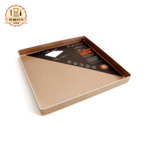 chefmade schoolcook baking mold champagne gold 11 inch nonstick square baking tray cake roll baking tray
