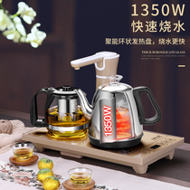 Special tea table for tea kettle tea integrated electric heating household automatic bottom water constant temperature insulation glass