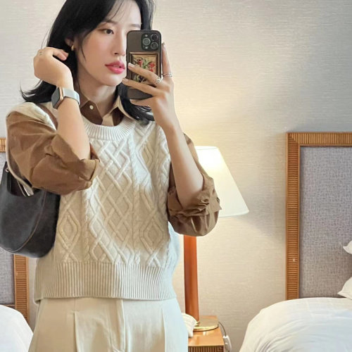 Miss Sunflower 2022 Autumn and Winter New South Korea Dongdao Simple Mask Clamp 092302