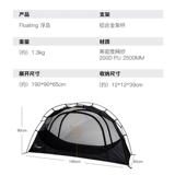 vidalido Дорожная москитная сетка для кемпинга для кровати, водонепроницаемое средство от комаров, палатка, борьба с вредителями