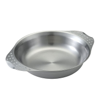 Japanese UNIFLAME Outdoor Camping Stainless Steel Tableware Picnic Dish Dish Dish