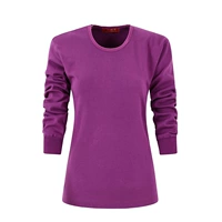 Top-Purple Pure Color-Low Ning