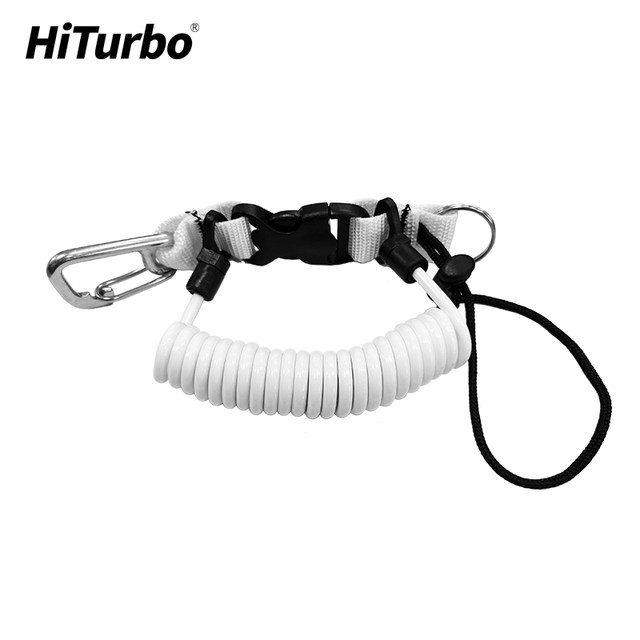 HiTurbo diving anti-lost rope camera hook spring rope SLR hanging buckle lost rope stainless steel wire ເຊືອກຄວາມປອດໄພ