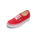 Giày Vans Vans Giày nam nữ Giày đế bệt đế thấp màu đỏ cổ điển VN000EE3RED ngoại quan - Plimsolls giày thể thao nam sneaker Plimsolls