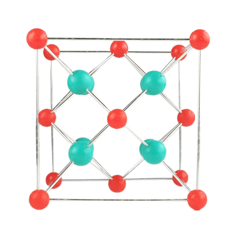 Calcium fluoride CaF2 fluorite crystal structure model High school chemistry teaching aids Teaching instruments