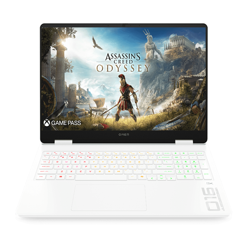 HP/ Белый ноутбук для студентов, процессор AMD Ryzen R9, RTX5070