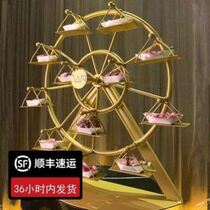 Art plate Ferris wheel plate special cutlery Net red tableware plate creative Net red plate odd-shaped plate