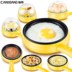 nồi bear 0.8 l Trứng ốp la hấp trứng mini không dính cắm điện chiên chảo trứng máy tự động tắt nguồn - Nồi trứng nồi nấu mì Nồi trứng