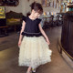 ເດັກຍິງ cake skirt summer dress 2024 ຮູບແບບໃຫມ່ຂອງເດັກນ້ອຍ skirt ສີຂາວເດັກຍິງຄົນອັບເດດ: mesh ສິ້ນ princess