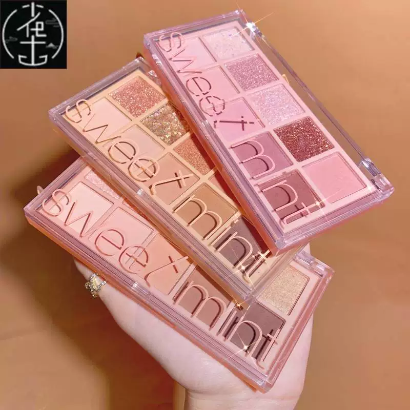 Палетка теней TenColor Ten Eye Shadow Disk Pearl Light Matte Large Site