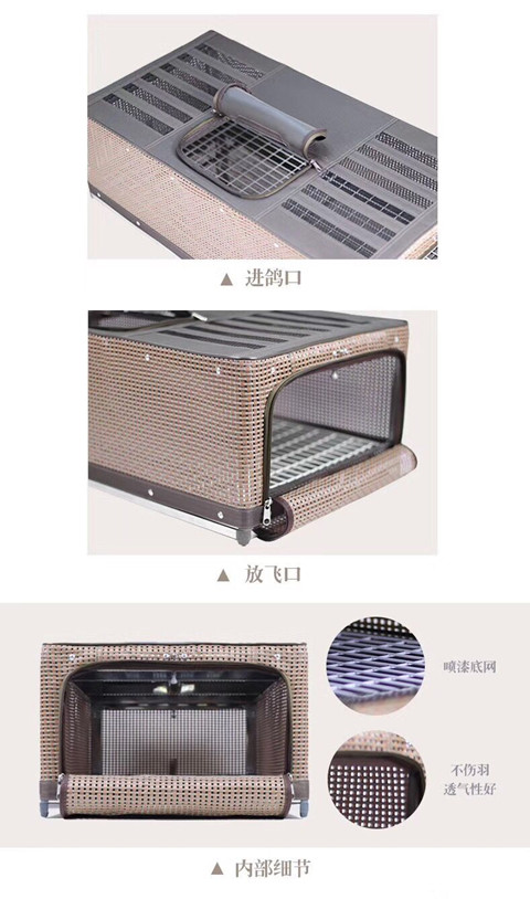 Lồng lồng huấn luyện chim bồ câu chim bồ câu cung cấp thép không gỉ lồng chim bồ câu huấn luyện chim bồ câu lồng gấp lồng giành chim bồ câu - Chim & Chăm sóc chim Supplies lồng tắm cho chim