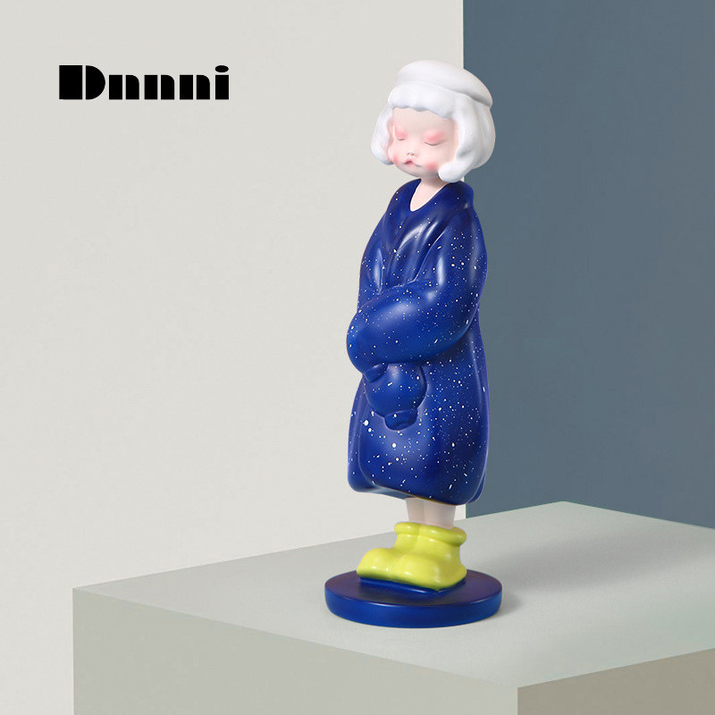 Dnnni Antarctic Girl Wu Uk Book Art Pendulum Pieces Living Room Soft Decoration Send Women Birthday Presents Creative Children House