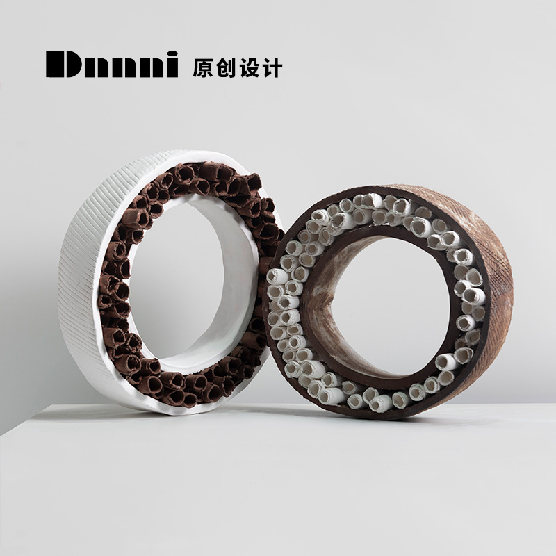 Dnnni Original with Silent Wind Hand For Round Pendulum ceramic Art Decoration Home Genguan Sample House Sample House Display Center