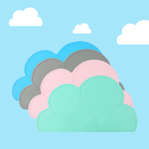 ins cloud mat pet placemat non-slip mat environmentally friendly silicone bowl mat dog cat food bowl waterproof and easy to clean