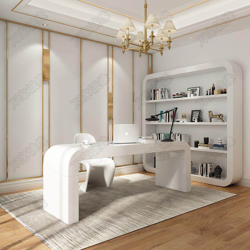 Computer Desk Creative Modern Minimalist Fashion Talks Table Make-up Bar Table Baking Varnish Nordic Personality Desk