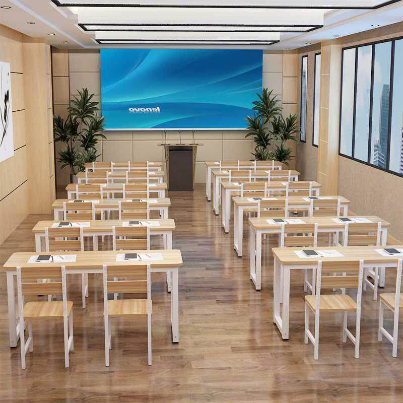 School tutoring class Primary and middle school students' desks Tutor Desk Single Double Training Table And Chairs Combined Go Calligraphy Table