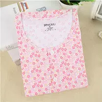 Bộ đồ ngủ trung niên cotton dài tay cho nữ mùa xuân và mùa thu cardigan mỏng quần áo mùa thu mẹ cotton mở áo dịch vụ mùa hè pijama nam