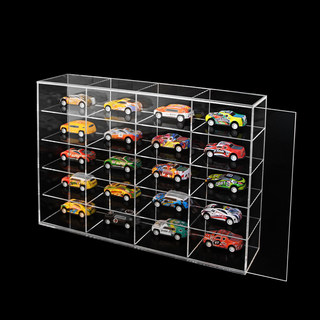 亚克力柜子多功能164儿童创意风火轮合金车盒防尘透明收纳展示架