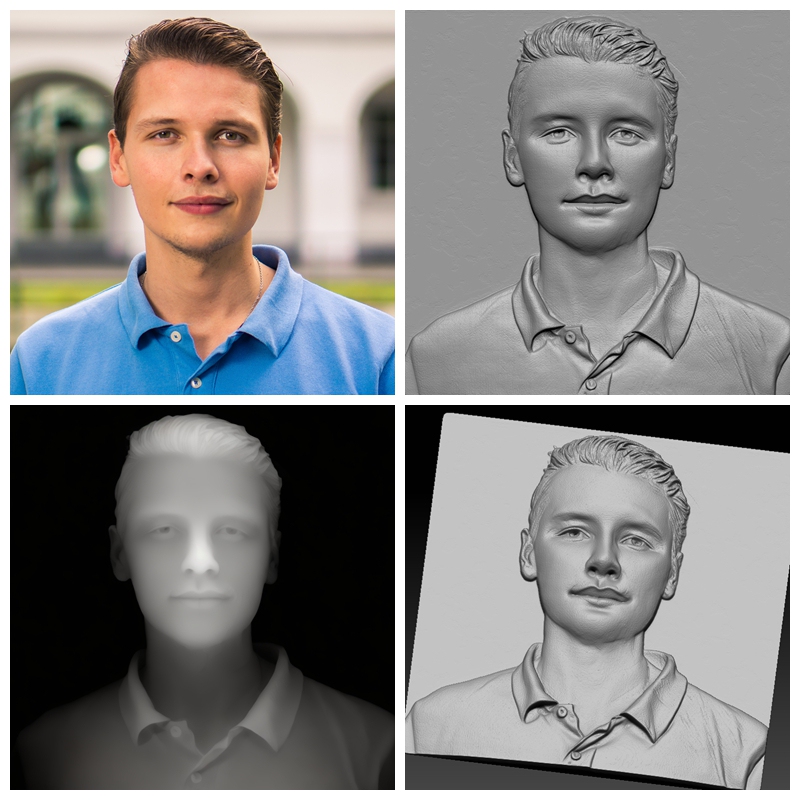Ai Embossing, Ai Depth Map, Ai Grayscale Image, Image to Grayscale Image, Single Image Output