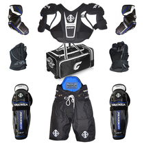 TACKLA childrens ice hockey protector six-piece set of roller skating full set of equipment chest elbow guard leg protector adult set