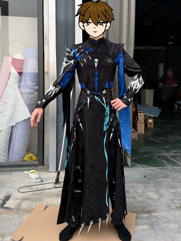 Qingqing King of the West Sea, West Sea Brotherhood, West Sea Alliance, Male Character, Sword Network 3 Cosplay Costume, Cosplay Qingqing King of the West Sea, West Sea Brotherhood, West Sea Alliance, Male Character, Sword Network 3 Cosplay Costume, Cosplay