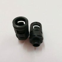 Nylon hose connector AD10 M12X1 5 A Bellows connector AD10-PG7 M10 M16 Right angle