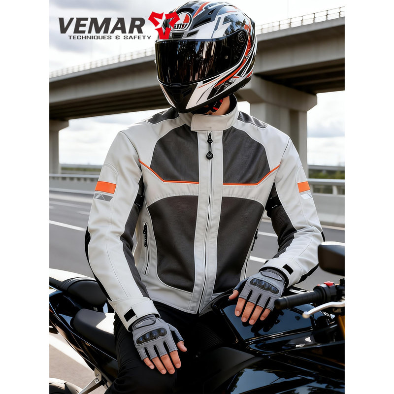 Vemar Motorcycle Riding Suit for Men, Summer Mesh Breathable Ce2 Protective Gear, Anti-Fall Reflective Jacket, Racing Motorcycle Suit Vemar Motorcycle Riding Suit for Men, Summer Mesh Breathable Ce2 Protective Gear, Anti-Fall Reflective Jacket, Racing Motorcycle Suit