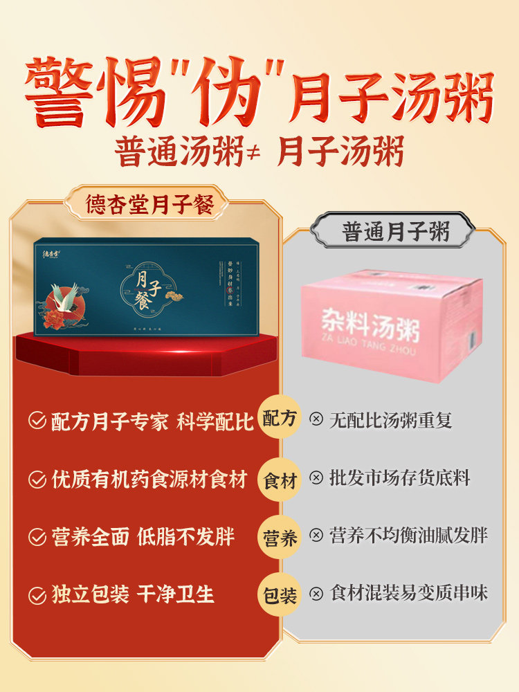 Postpartum Meal Ingredients for 30 Days, Nutritious Porridge, Postpartum Meal Set, Medicinal Diet, Health-Preserving Soup Ingredients Package, 42-Day Recipe, Stew Ingredients